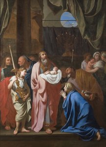 Die Darstellung Christi im Tempel, 1645 von Charles Le Brun