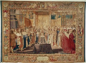 Die Krönung von Ludwig XIV. von Charles Le Brun