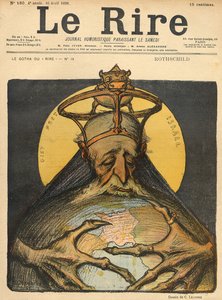 Karikatur der Familie Rothschild, von der Titelseite von 