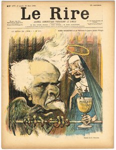 Titelblatt von "Le Lire", Nummer 177, Satirische in Farben
