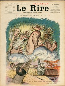 Titelbild von „Das Lachen“, Satirisch in Farben von Charles Leandre