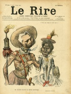 Illustration von Charles Leandre (1862-1934) für das Cover von Le Rire, Nr. 264 von Charles Leandre