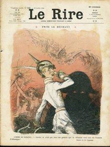 Illustration von Charles Leandre (1862-1934) für das Cover von Le Rire