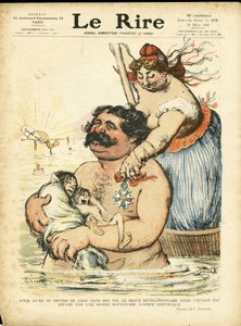 Illustration von Charles Leandre (1862-1934) für das Cover von Le Lire