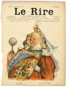 Illustration von Charles Leandre (1862-1934) für das Cover von Le Rire von Charles Leandre