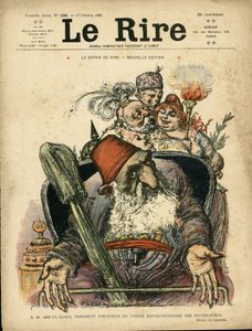 Illustration von Charles Leandre (1862-1934) für das Cover von Le Rire von Charles Leandre