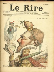 Illustration von Charles Leandre (1862-1934) für das Cover von Le Rire von Charles Leandre