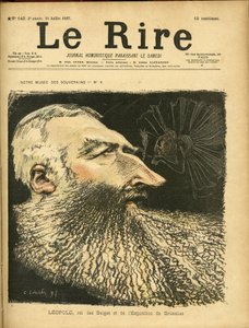 Illustration von Charles Léandre (1862-1934) für das Cover von Le Rire von Charles Leandre
