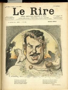 Illustration von Charles Léandre (1862-1934) für das Cover von Le Rire von Charles Leandre