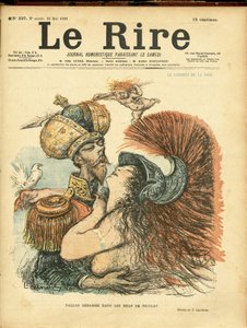 Illustration von Charles Léandre (1862-1934) für das Titelblatt von Le Rire von Charles Leandre