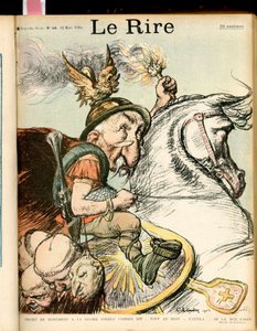 Illustration von Charles Leandre (1862-1934) für das Cover von Le Rire, Nr. 58
