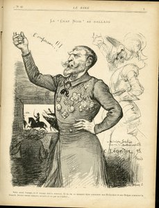 Illustration von Charles Leandre (1862-1934) in Le Rire von Charles Leandre