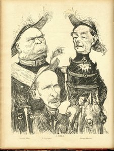 Illustration von Charles Leandre (1862-1934) in Le Rire von Charles Leandre