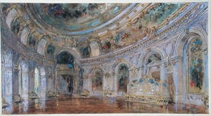 Bankettsaal im Königlichen Palast von Laeken, ca. 1910