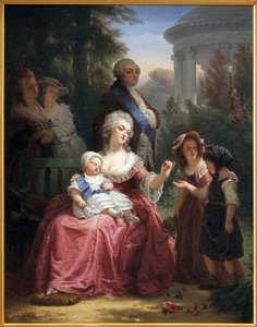 Die französische Königsfamilie in Trianon