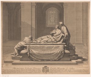 Grabmonument von Armand-Jean du Plessis, Herzog von Richelieu von Charles Louis Simonneau