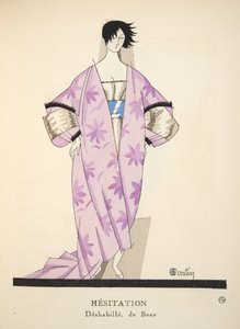 Zögern aus Gazette de Bon Ton, veröffentlicht 1920