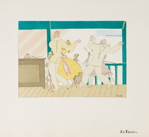 Le Tango, aus: Sports et divertissements Sports and Pastimes von Erik Satie, 1914 von Charles Martin