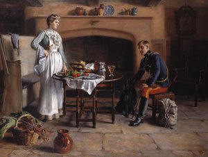 Zuhause, süßes Zuhause, ca. 1890