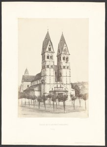 Kirche St. Castor in Koblenz von Charles Marville