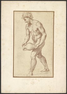 Mann mit einer Vase von Raphaël von Charles Marville