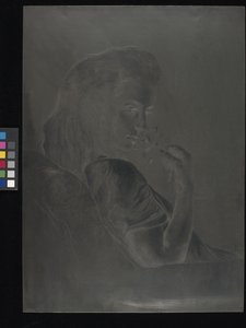 Teller für La Rose Thé (Die Teerose) von Charles Maurin