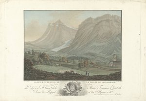 Gletscher im Tal von Grindelwald