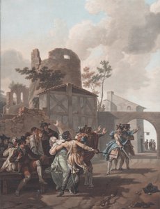 Die Schlägerei La Rixe, ca. 1792