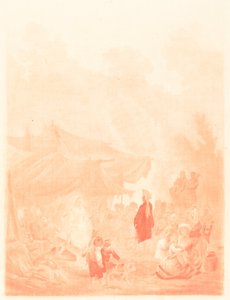 Dorffest von Charles Melchior Descourtis after Nicolas Antoine Taunay
