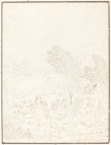 Dorfhochzeit von Charles Melchior Descourtis after Nicolas Antoine Taunay