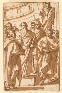 St. Paul predigt auf dem Areopag in Athen von Charles Mellin