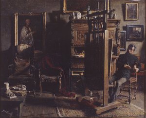 Das Atelier des Malers Jules Lambeaux