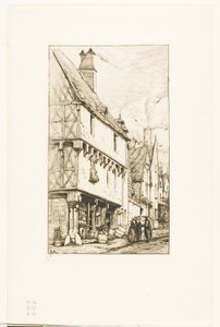 Ein altes Haus in Bourges