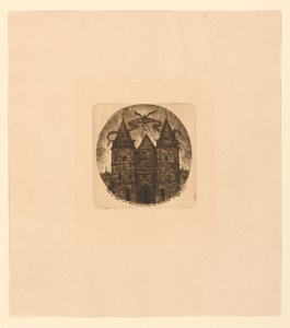 Altes Tor des Justizpalastes von Charles Meryon