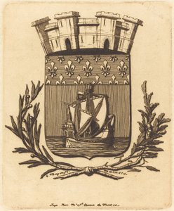Symbolische Waffen der Stadt Paris von Charles Meryon