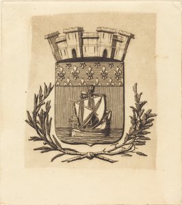 Symbolische Waffen der Stadt Paris von Charles Meryon