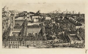 Collège Henri IV (Lycée Napoléon) von Charles Meryon