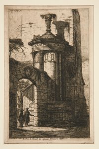 Eingang zum französischen Kapuzinerkloster in Athen