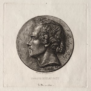 Evariste Boulay-Paty; ein Dichter von Charles Meryon