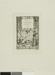 Frontispiz für den Katalog der Werke von Thomas De Leu von Charles Meryon
