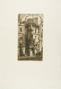 Haus mit einem Turm, rue de la Tixeranderie, Paris