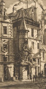 Haus mit einem Turm, rue de la Tixeranderie, Paris
