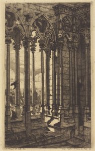 Die Galerie Notre-Dame, Paris von Charles Meryon