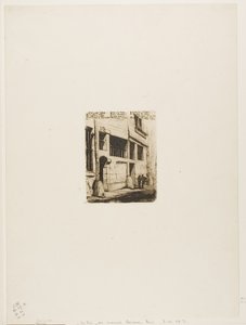 La rue des Mauvais Garçons von Charles Meryon