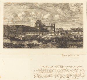 Das alte Louvre von Charles Meryon