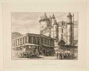 Le Grand Chatelet [um 1780] von Charles Meryon