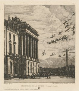 Das Marineministerium, Paris von Charles Meryon