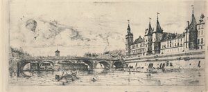 Le Pont-Au-Change 2. Zustand, 1854