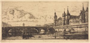Pont au Change, Paris von Charles Meryon