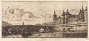 Pont-au-Change, Paris von Charles Meryon